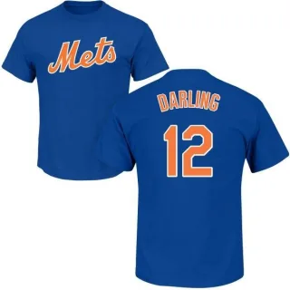 Ron Darling New York Mets Women's Backer Slim Fit T-Shirt - Ash